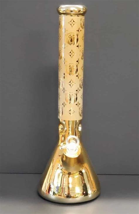 louis vuitton bong gold